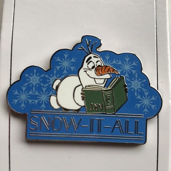 Disney Park Trading Pin - Olaf ''Snow-It-All'' Pin – Frozen - Picture 3 of 4